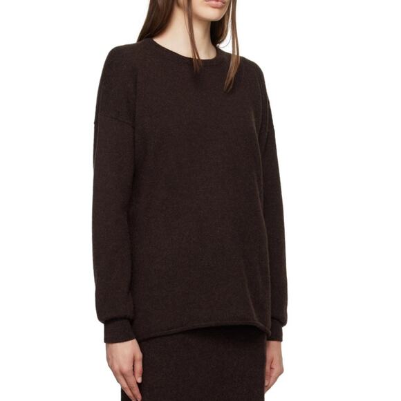 Lauren Manoogian Sweaters - Lauren Manoogian Base Crewneck Sweater Long Sleeve Soil Brown Size 3 Large NWT
